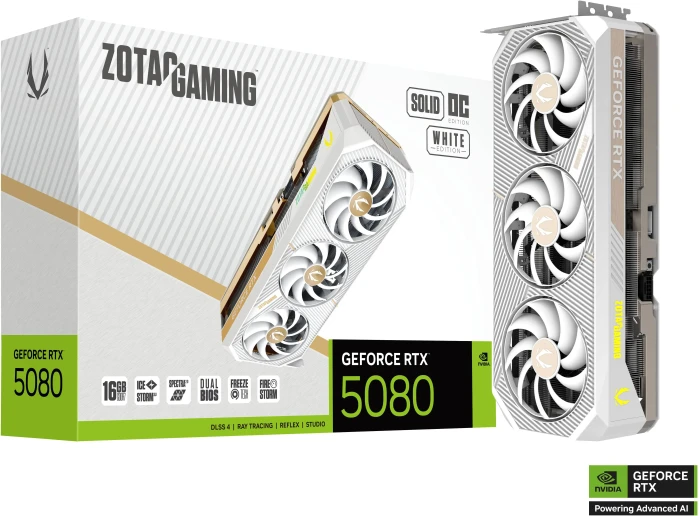 ZOTAC RTX 5080 SOLID OC White 16GB
